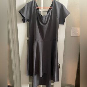 Elegant Gray Women's Dress